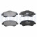 Brake Pad Set, disc brake LP2093 Delphi, Thumbnail 2