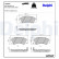 Brake Pad Set, disc brake LP2094 Delphi