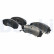 Brake Pad Set, disc brake LP2094 Delphi