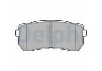 Brake Pad Set, disc brake LP2095 Delphi