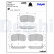 Brake Pad Set, disc brake LP2095 Delphi, Thumbnail 3
