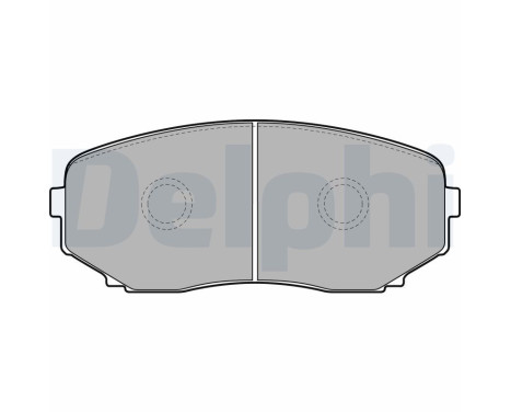 Brake Pad Set, disc brake LP2098 Delphi