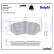 Brake Pad Set, disc brake LP2098 Delphi