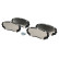 Brake Pad Set, disc brake LP2098 Delphi, Thumbnail 2