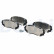 Brake Pad Set, disc brake LP2098 Delphi