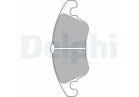 Brake Pad Set, disc brake LP2099 Delphi
