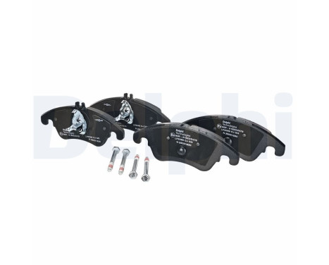 Brake Pad Set, disc brake LP2099 Delphi, Image 2