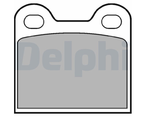 Brake Pad Set, disc brake LP21 Delphi