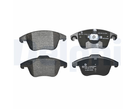 Brake Pad Set, disc brake LP2100 Delphi, Image 3