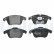 Brake Pad Set, disc brake LP2100 Delphi, Thumbnail 3