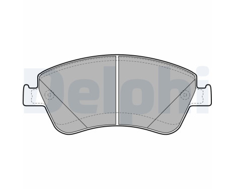 Brake Pad Set, disc brake LP2102 Delphi