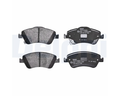 Brake Pad Set, disc brake LP2102 Delphi, Image 3