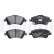 Brake Pad Set, disc brake LP2102 Delphi, Thumbnail 3
