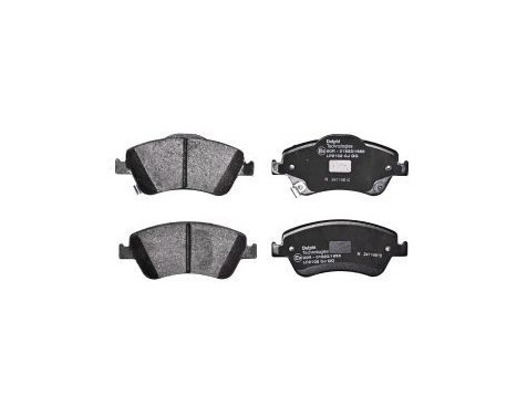 Brake Pad Set, disc brake LP2102 Delphi, Image 2