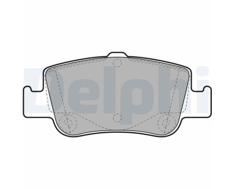 Brake Pad Set, disc brake LP2103 Delphi