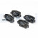 Brake Pad Set, disc brake LP2103 Delphi, Thumbnail 3