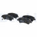 Brake Pad Set, disc brake LP2104 Delphi, Thumbnail 2