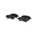 Brake Pad Set, disc brake LP2104 Delphi
