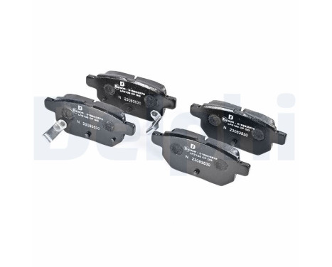 Brake Pad Set, disc brake LP2105 Delphi