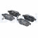 Brake Pad Set, disc brake LP2105 Delphi