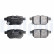 Brake Pad Set, disc brake LP2105 Delphi, Thumbnail 2