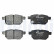 Brake Pad Set, disc brake LP2105 Delphi, Thumbnail 3
