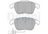 Brake Pad Set, disc brake LP2107 Delphi