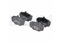 Brake pad set, disc brake LP211 Delphi