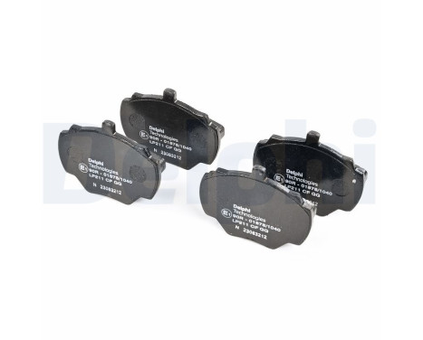Brake pad set, disc brake LP211 Delphi