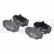 Brake pad set, disc brake LP211 Delphi
