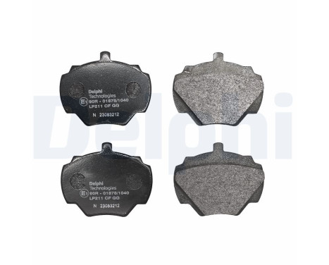 Brake pad set, disc brake LP211 Delphi, Image 2