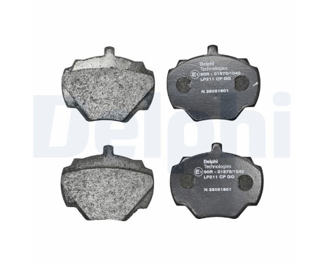 Brake pad set, disc brake LP211 Delphi, Image 3