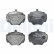 Brake pad set, disc brake LP211 Delphi, Thumbnail 3