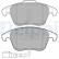 Brake Pad Set, disc brake LP2110 Delphi