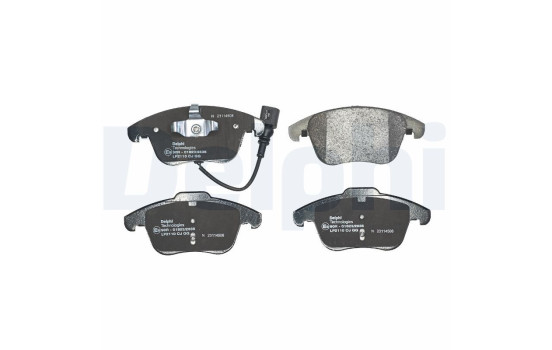 Brake Pad Set, disc brake LP2110 Delphi