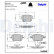 Brake Pad Set, disc brake LP2110 Delphi, Thumbnail 4