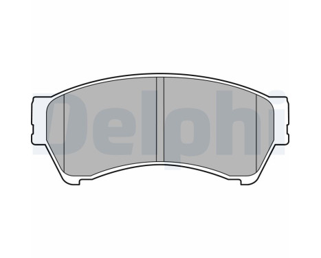 Brake Pad Set, disc brake LP2111 Delphi