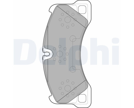 Brake Pad Set, disc brake LP2117 Delphi