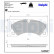Brake Pad Set, disc brake LP2117 Delphi