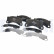 Brake Pad Set, disc brake LP2117 Delphi