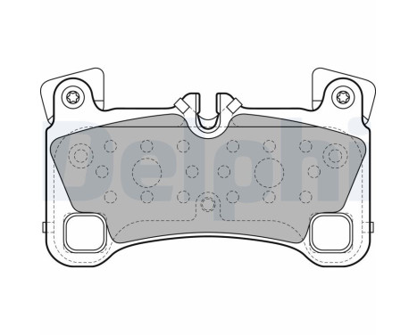 Brake Pad Set, disc brake LP2118 Delphi