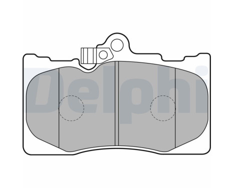 Brake Pad Set, disc brake LP2122 Delphi