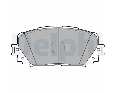 Brake Pad Set, disc brake LP2123 Delphi