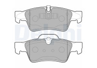 Brake Pad Set, disc brake LP2124 Delphi