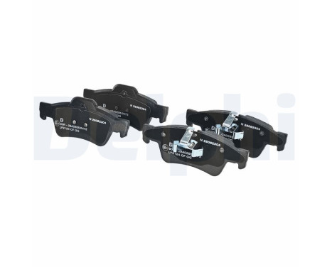 Brake Pad Set, disc brake LP2124 Delphi