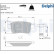 Brake Pad Set, disc brake LP2126 Delphi