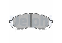 Brake Pad Set, disc brake LP2128 Delphi