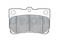 Brake Pad Set, disc brake LP2130 Delphi