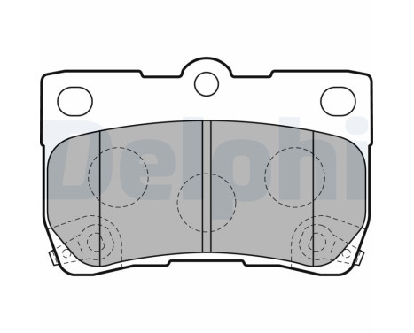 Brake Pad Set, disc brake LP2130 Delphi