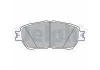 Brake Pad Set, disc brake LP2132 Delphi